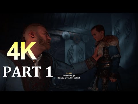 ASSASSIN'S CREED VALHALLA Walkthrough Gameplay 4K Part 1 - PROLOGUE (FULL GAME)