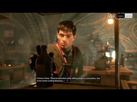 HOGWARTS LEGACY  ___  4K ULTRA Realistic High Graphics HDR Gameplay Clip - No Commentary