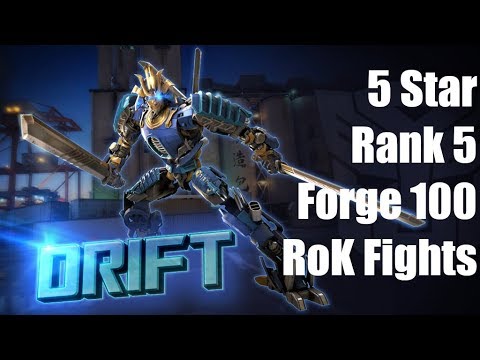 Transformers: FTF -  5 Star Drift at R5 & Forge 100 ROK Fights
