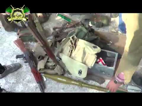 غنائم الجيش الحر من حقل صفيّح النفطي في ريف الرقة