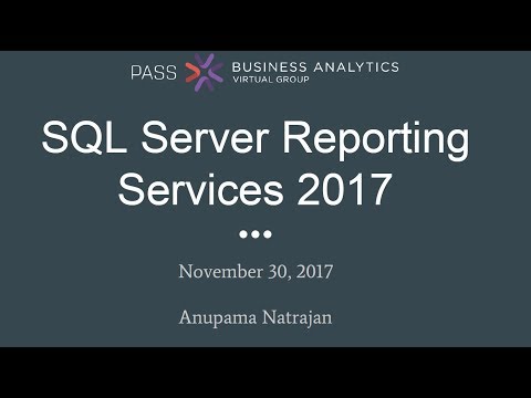 What's new SQL Server 2017 Reporting Services