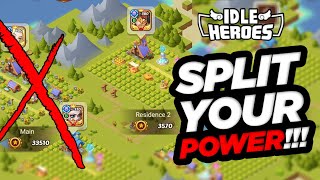 Idle Heroes - You NEED to SPLIT Your Cloud Island Power!!!