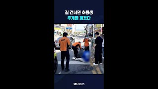 길 건너던 초등생 두개골 깨졌다 #shorts