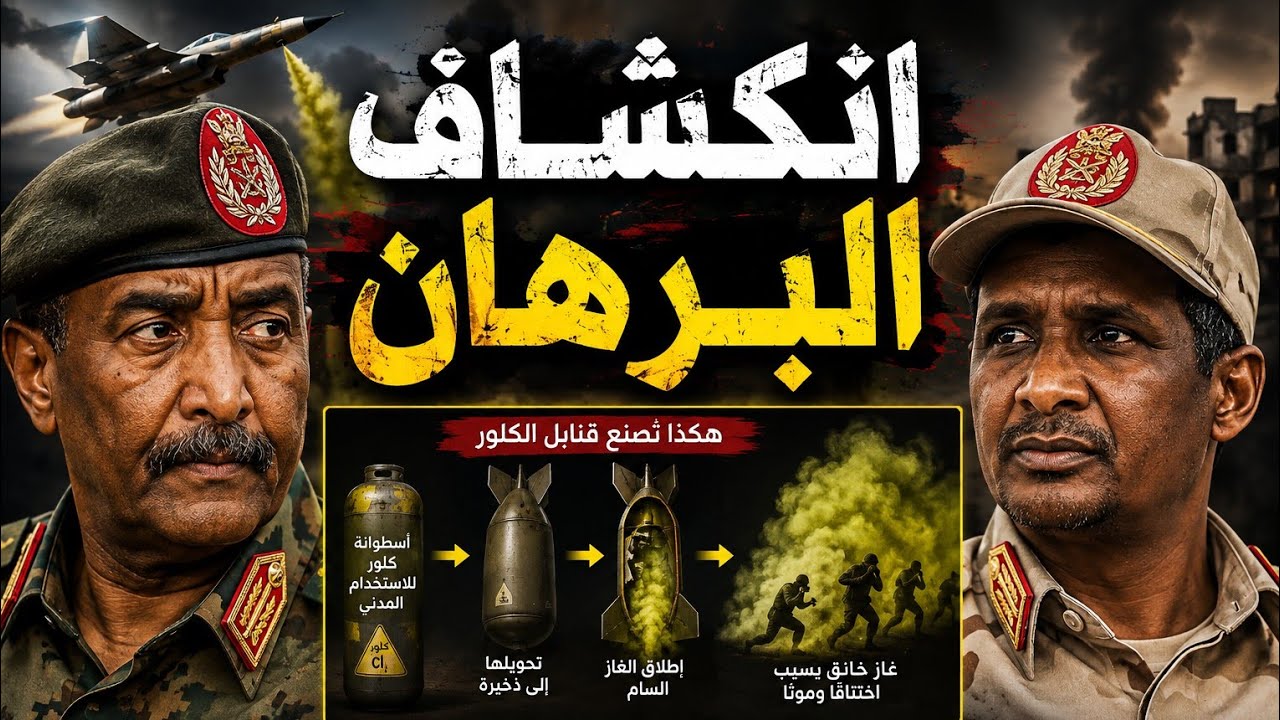 انكشاف البرهان.. وثائق سرية تكشف مفاجأة الأسلحة الكيميائية في حرب السودان