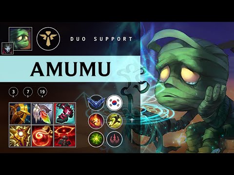 Amumu Support vs Blitzcrank - KR Diamond Patch 25.23