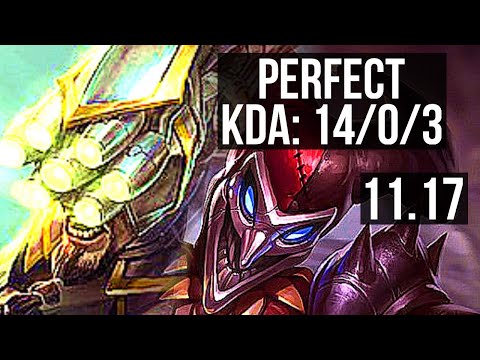 MASTER YI vs SHACO (JUNGLE) | 14/0/3, Legendary, 900+ games, 1.0M mastery | EUW Diamond | v11.17
