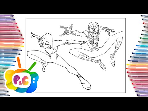Spider-Man: Across the Spider-Verse - Part One coloring page/Arcando - In My Head  [NCS Release]