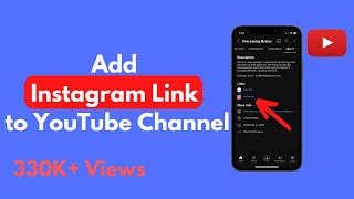 How to Add Instagram Link to YouTube Channel On Mobile All Devices