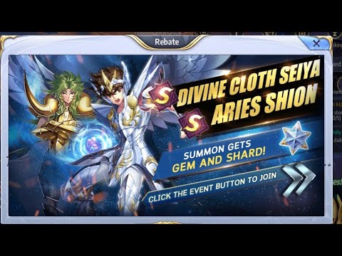 SEIYA ARMADURA DIVINA E SHION RETORNAM SERVIDOR SEA _ SAINT SEIYA AWAKENING