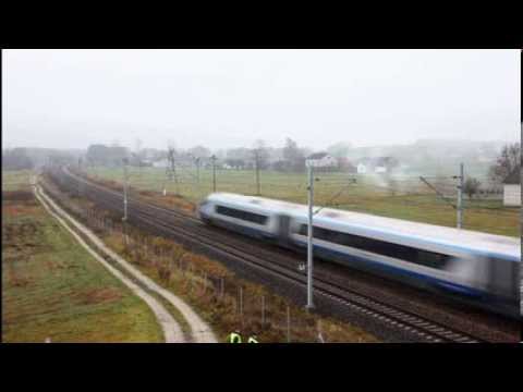Testy Pendolino w Polsce - 23.11.2013 - 282 km/h!