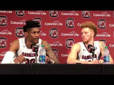 Frank Martin, Hassani Gravett and Chris Silva talk win over Western Michigan