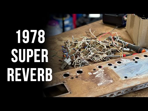 Stripping This Vintage FENDER Chassis In Record Time (Fire Was Used) | BOXING DAY SPECIAL