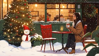 Warm Tea ❄️ Dopamine Winter with Chill Lo-fi Hip Hop & Lofi Cafe to study/relax ~ Winter Vibes