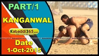 (1) Kanganwal (Sangrur) Kabaddi Tournament 1 Oct 2015