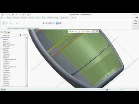 Modelling a boat in Creo 2.0