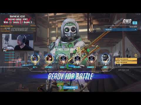 Overwatch Ana God mL7 Play Like Human Aimbot -Carry Support-