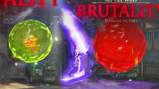 Mortal Kombat X: "NEW" SECRET Reptile Brutality "Blood Bubble" - (MXX Secret Brutality)