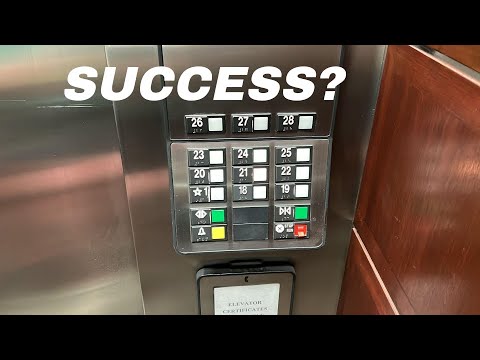 (2022) Otis Elevonic 401 Traction High-Rise Elevators | BMO Plaza | Downtown Indianapolis, IN