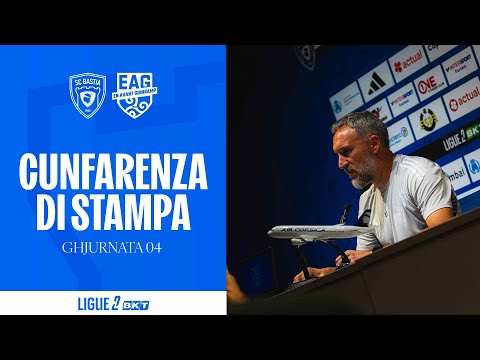 SC Bastia - EA Guingamp: Benoît Tavenot's press conference