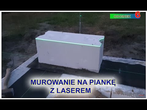 6 ▶ Gazobeton na pianke ! Jak murować ściany domu w 3 dni ? - JEDNOOSOBOWA budowa - 60m2 za 45tys zł