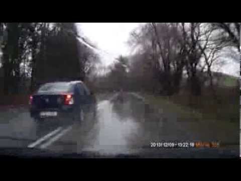 Tak jeżdzą Czesi w PL! - Wyprzedzanie na zakrecie i podwójnej ciągłej