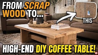 How to Build a High-End Coffee Table for Pennies