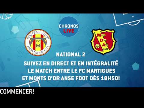 FC Martigues - Monts D'Or Anse FC // Football // National 2 (A) (19e J)