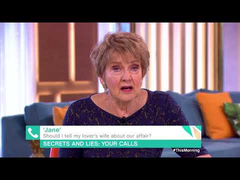 Should I Tell My Lover's Wife About Our Affair? | This Morning