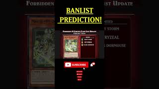 NEW Yugioh Banlist Prediction 2025!