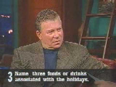 Kilborn's 5 Questions 2000.12.19 William Shatner