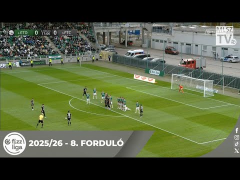 ETO FC – Ferencvárosi TC | 0-2 | (0-1) | Fizz Liga | 8. forduló | MLSZTV