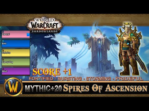 Spires Of Ascension Mythic 20 Fortified Bursting Storming Prideful Prot Paladin Shadowlands