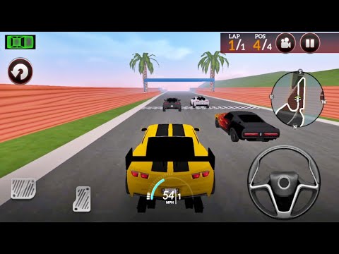 Drive for Speed: Simulator - Yellow Camaron Car Driving Missions 7 to 10 - Android Gameplay 3D