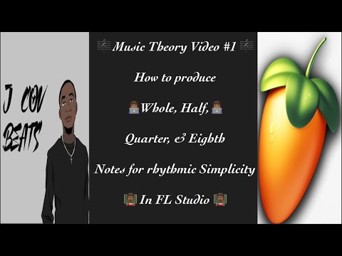 How To Produce Whole, Half, Quarter, & Eighth Note Melodic Phrases! - FL Studio Tutorial 1