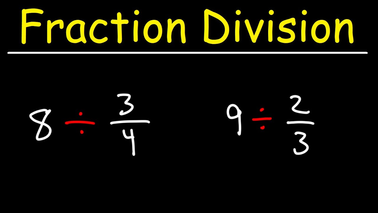 How to Divide a Whole Number by a Fraction