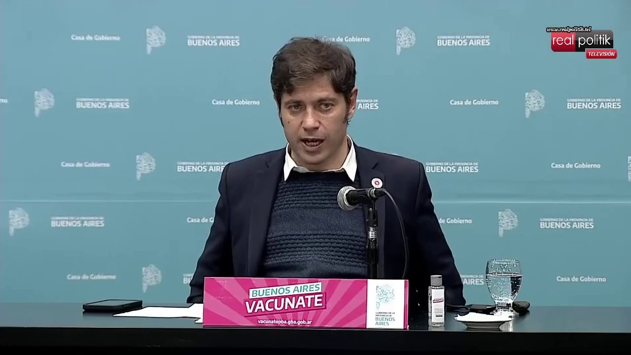 Kicillof: "Ya son 69 las ciudades protegidas, donde vacunamos al 95 por ciento de los inscriptos"