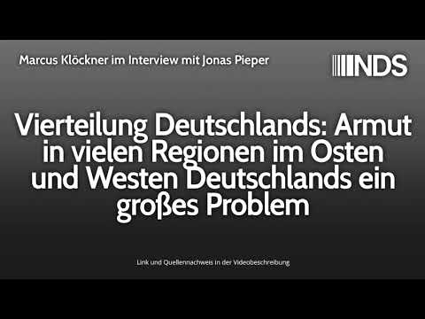 Vierteilung Deutschlands: Armut in vielen Regionen im Osten & Westen Deutschlands ein großes Problem