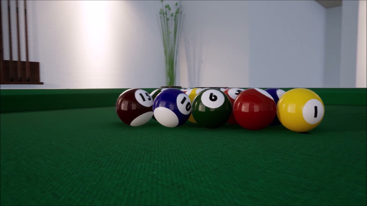 billard table 3d model