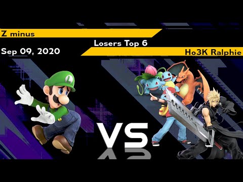 [Smash Ultimate] XeNOwifi 26 (L.Top 6) - Z minus vs Ho3K  Ralphie