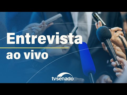  senadora Damares Alves  concede entrevista