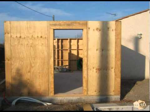 comment construire extension ossature bois