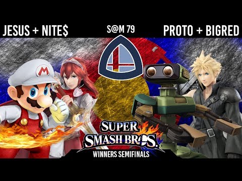 Sm4sh@Mines 79 - HLG|Jesus + Nite$ Vs. Proto + BigRed - Doubles Winners Semifinals
