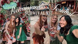 Will I survive my first renaissance festival? Let’s find out 😂💃 + outfit, makeup, what’s in my bag