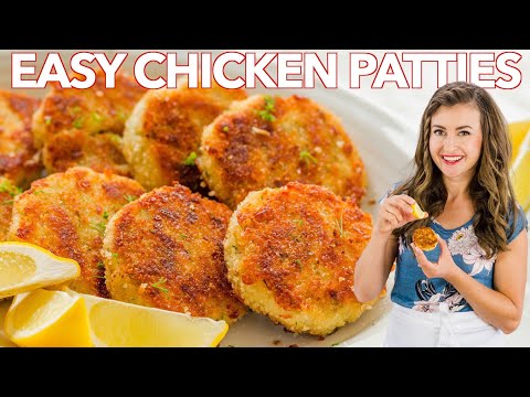 Cheesy Chicken Cakes Recipe - Leftover CHICKEN Recipe