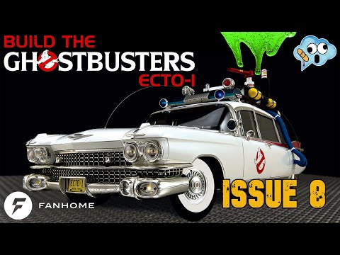 Fanhome Ghostbusters Ecto-1 model kit build part 6 issue 8 stages 23-26