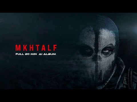 SNOR – Mkhtalf | Full 20 min AI Album (Rap Maghribi 2025) cover style by m5tl 