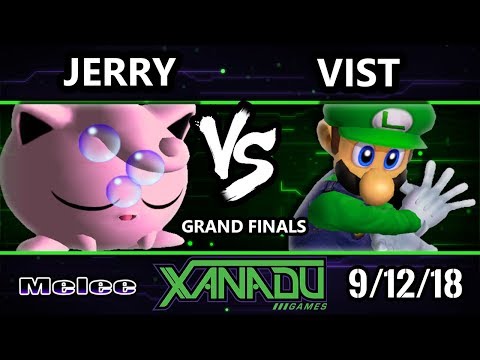 S@X 267 SSBM - EBM | Jerry (Jigglypuff) Vs. Vist [L] (Luigi) Smash Melee Grand Finals