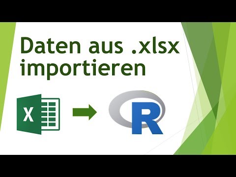 XLSX-Dateien in R importieren (Excel zu R)