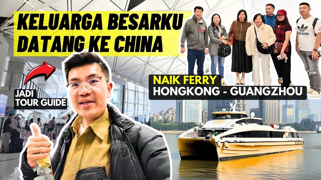 Keluarga Besar INDONESIA DATANG Ke TIONGKOK, Jadi Guide 12 Orang ❗️