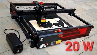 TwoTrees TS2 laser cutting engraving machine with powerful diode up to 20W